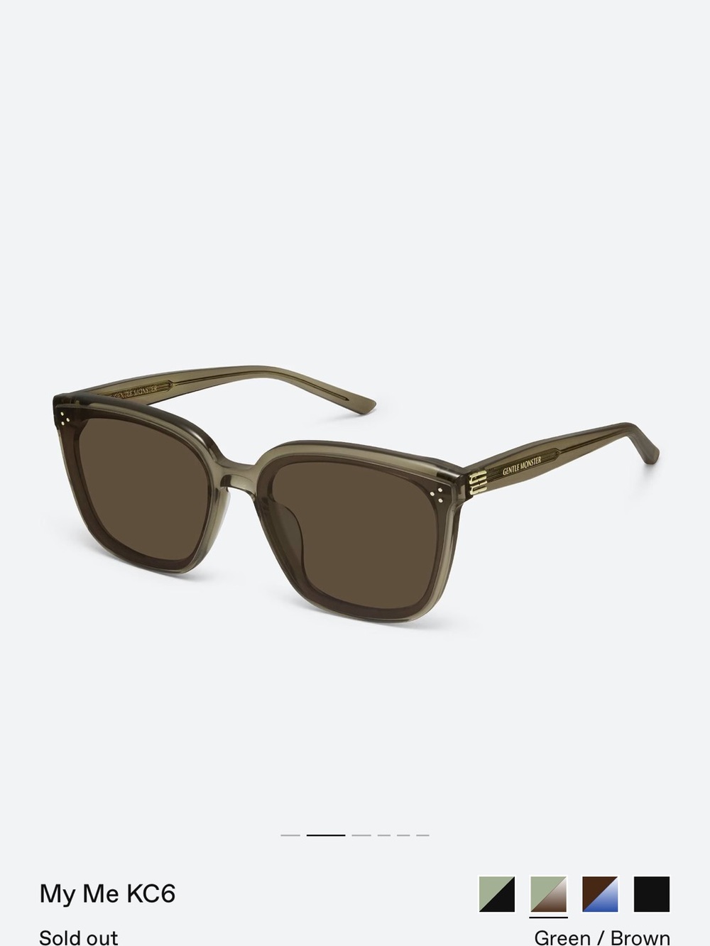 GENTLE MONSTER Brown Frame with Brown Lenses Women’s Sunglasses